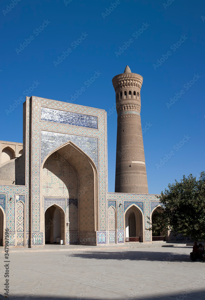 complex Poi Kolon, Miri Arab Madrassah in Bukharat, Uzbekistan