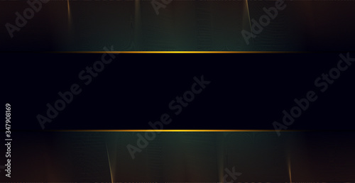 Luxury green and gold background