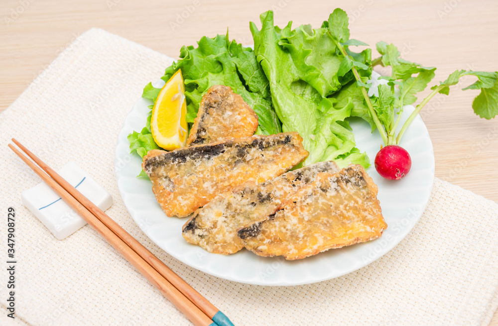 さんまの竜田揚げ