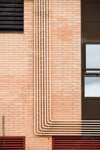 backgrounds and texture of gas pipes