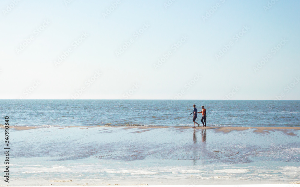 On the beach On the beach