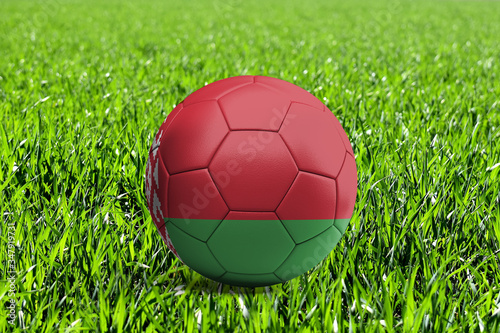 Belarus Flag on Soccer Ball