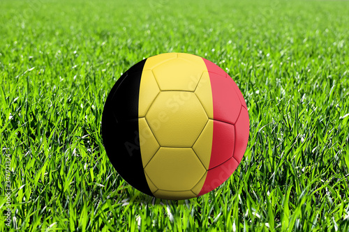 Belgium Flag on Soccer Ball