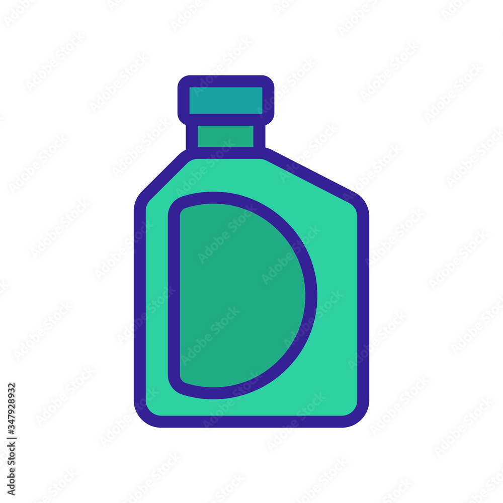 fluid bottle with handle icon vector. fluid bottle with handle sign. color symbol illustration fluid bottle with handle icon vector. fluid bottle with handle sign. color symbol illustration