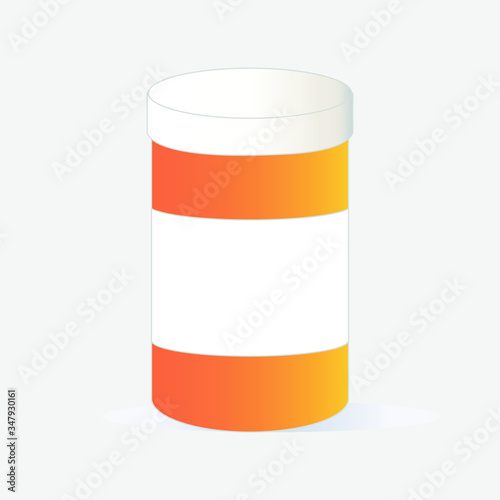 Wallpaper Mural Vector illustration of a medical container on a white background Torontodigital.ca