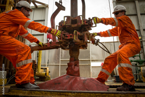 STAVANGER NORWAY OIL RIG WORKERS photo