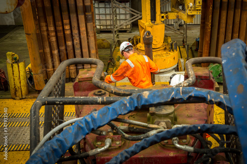 STAVANGER NORWAY OIL RIG WORKER photo