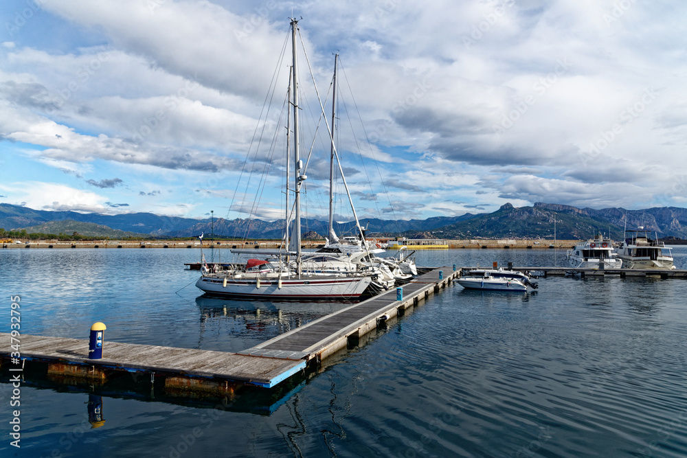 Arbatax  harbour - East coast of Sardinia - Italy