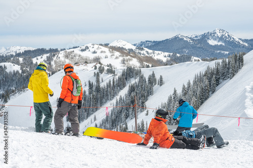 Backcountry skiing