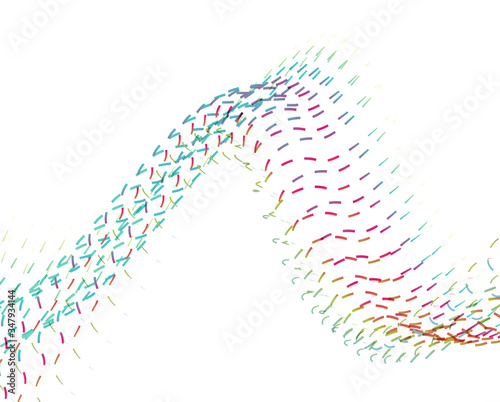 Abstract background blend wave line design for Wallpaper, Banner, Background, Card, Book Illustration, landing page