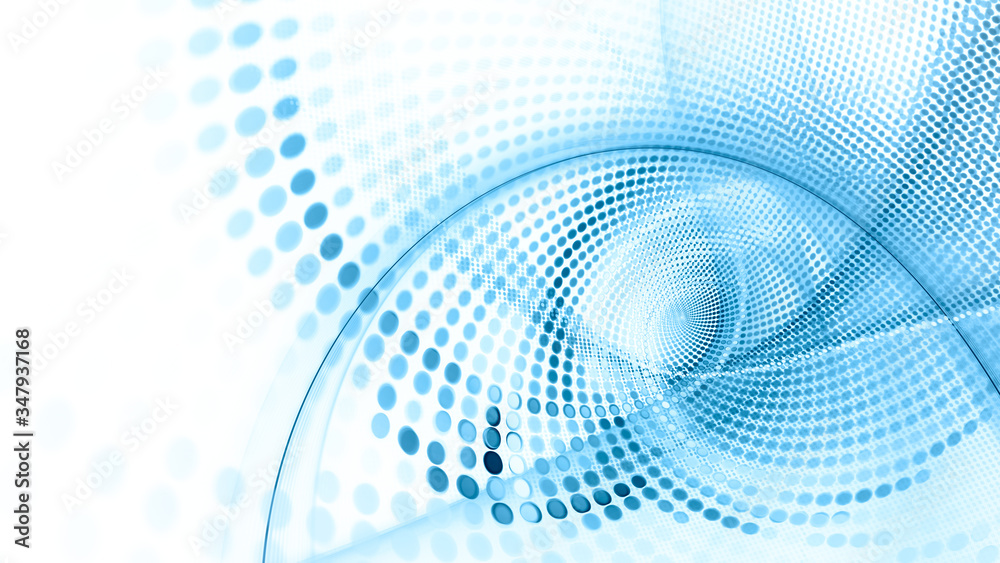 Abstract light background. Digital art fractal graphics. Composition of glowing lines and mosaic halftone effects. 3d illustration. Abstract light background. Digital art fractal graphics. Composition of glowing lines and mosaic halftone effects. 3d illustration.