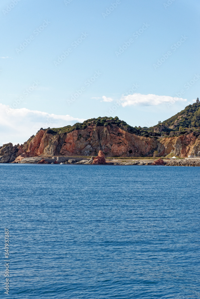 Arbatax  harbour - East coast of Sardinia - Italy