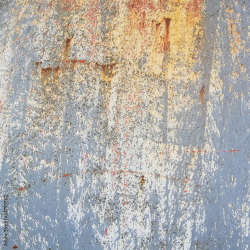 texture of rust on old metal surface background 