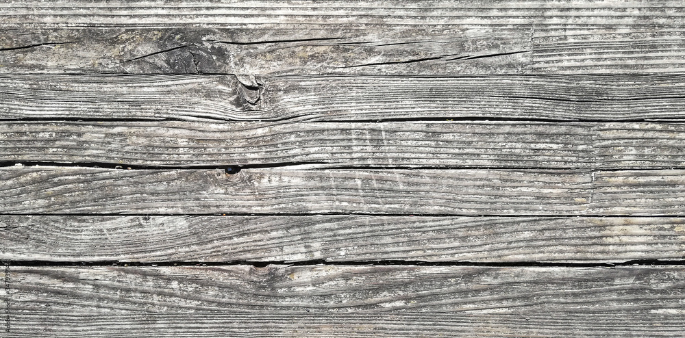 Fototapeta premium Texture of old wood planks surface background