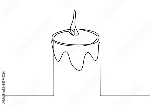 candle - black one continuo...