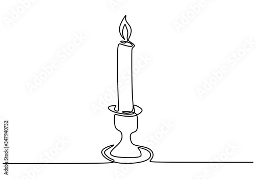 candle - black one continuo...