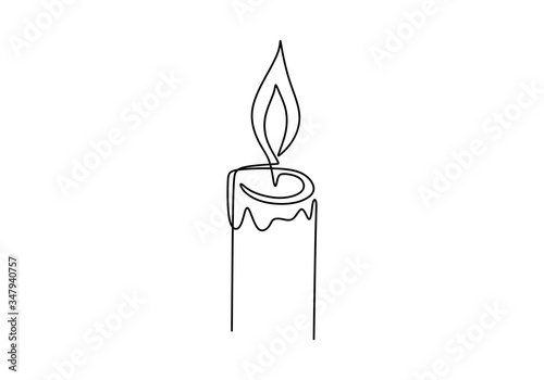 candle - black one continuo...