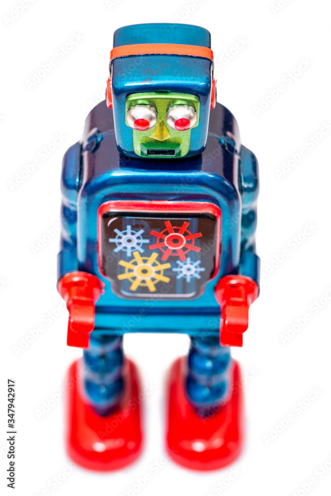 Fototapeta premium Vintage tin robot toy