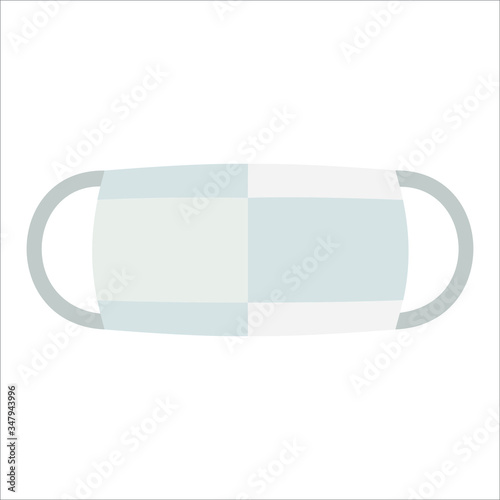 Medical face mask. Vector illustration.
