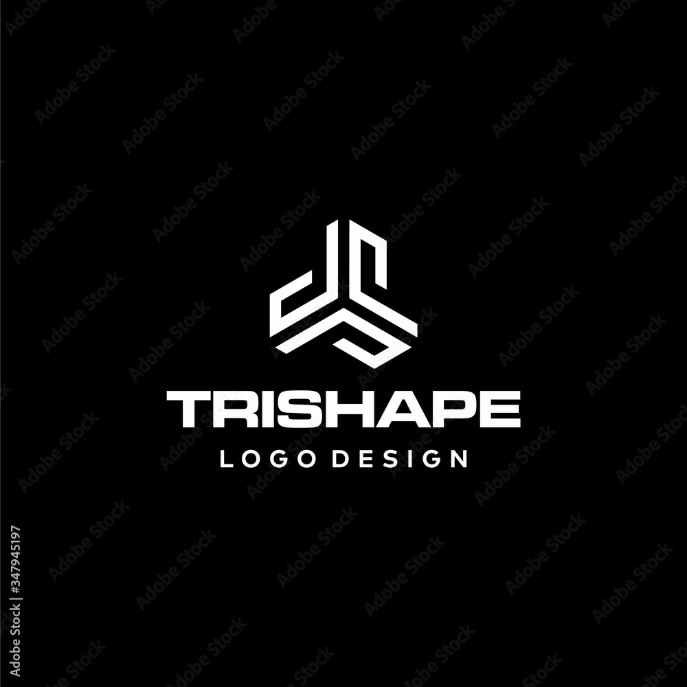 Bold and strong logo design of triangle shape with clear background colours - EPS10 - Vector. Bold and strong logo design of triangle shape with clear background colours - EPS10 - Vector.