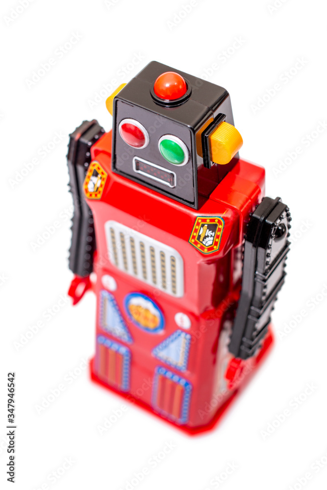Fototapeta premium Vintage tin robot toy