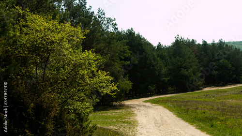 
View of the Sokolich Mountains Reserve. Free entry space.