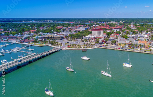Aerial View of St. Augustine, Florida