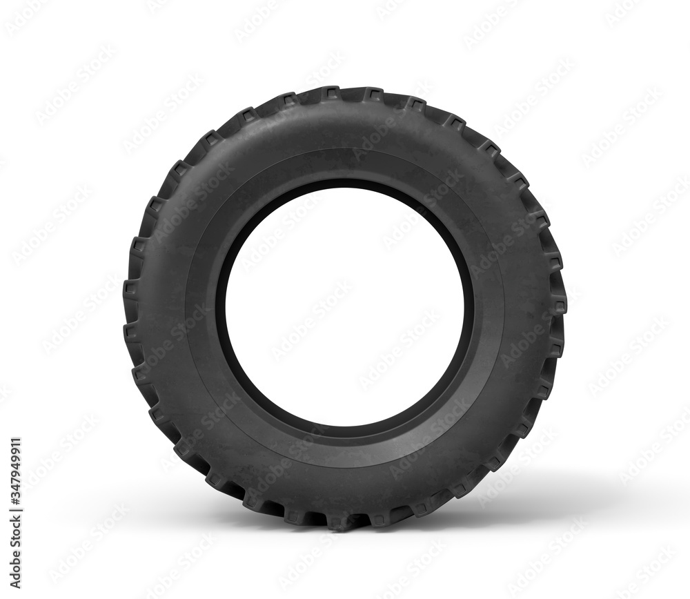 3d rendering of black vehicle tire isolated on white background 3d rendering of black vehicle tire isolated on white background
