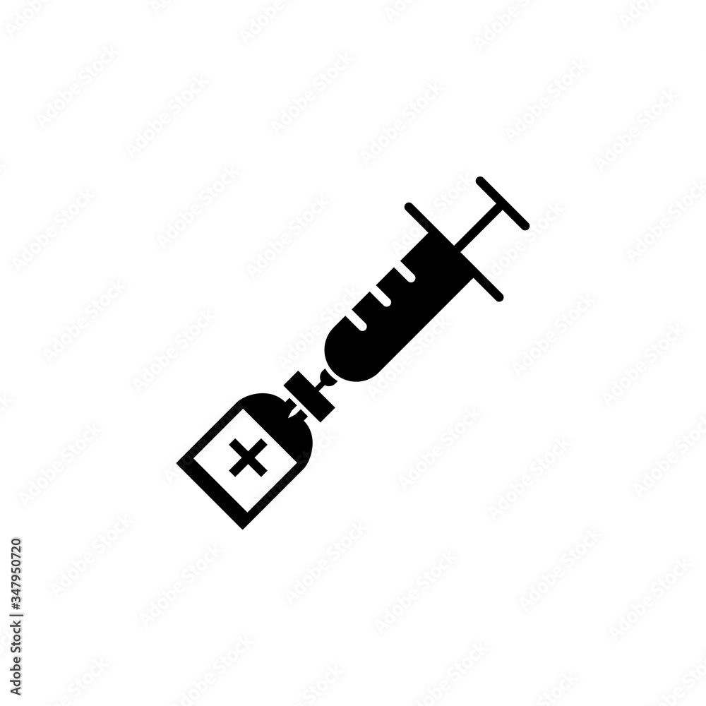 injection syringe flat icon vector logo design trendy injection syringe flat icon vector logo design trendy