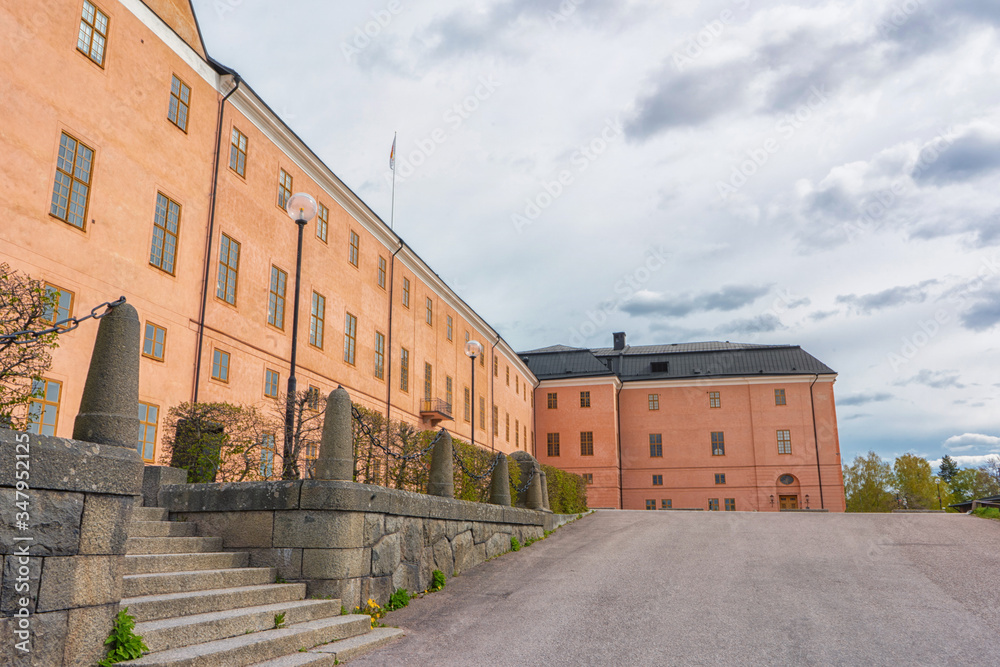 Uppsala Castle (Uppsala slott) a 16th-century royal castle in the historic city of Uppsala, Sweden. Scandinavia. Uppsala Castle (Uppsala slott) a 16th-century royal castle in the historic city of Uppsala, Sweden. Scandinavia.