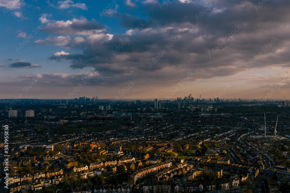 Skyline view of London City 