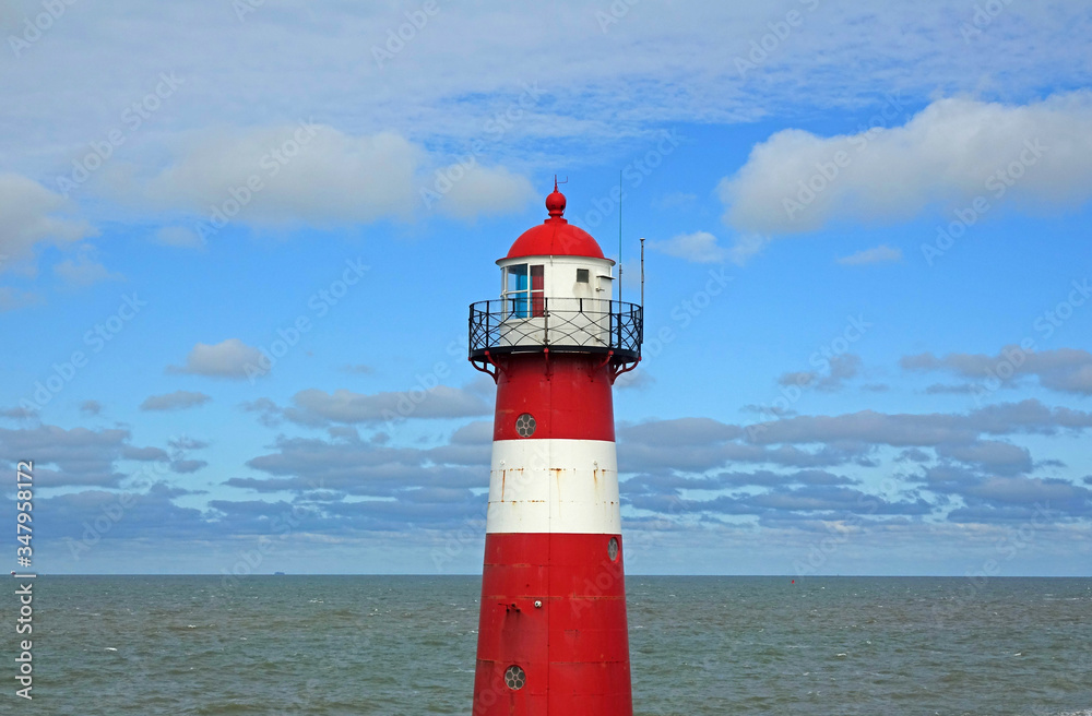 Leuchtturm IJzeren torentje bei Westkapelle, Niederlande