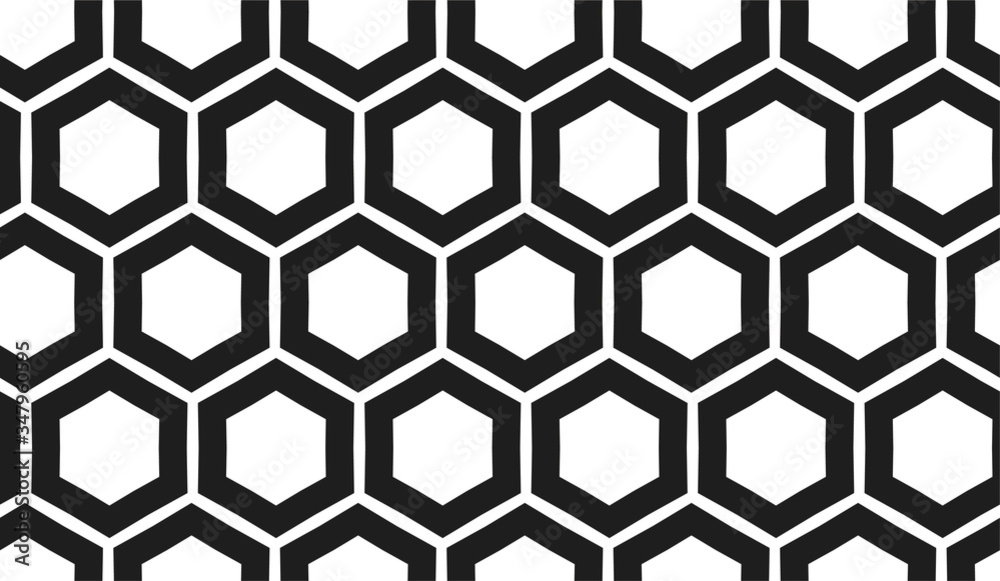 Abstract geometric hexagon pattern. Vector background. Abstract geometric hexagon pattern. Vector background.