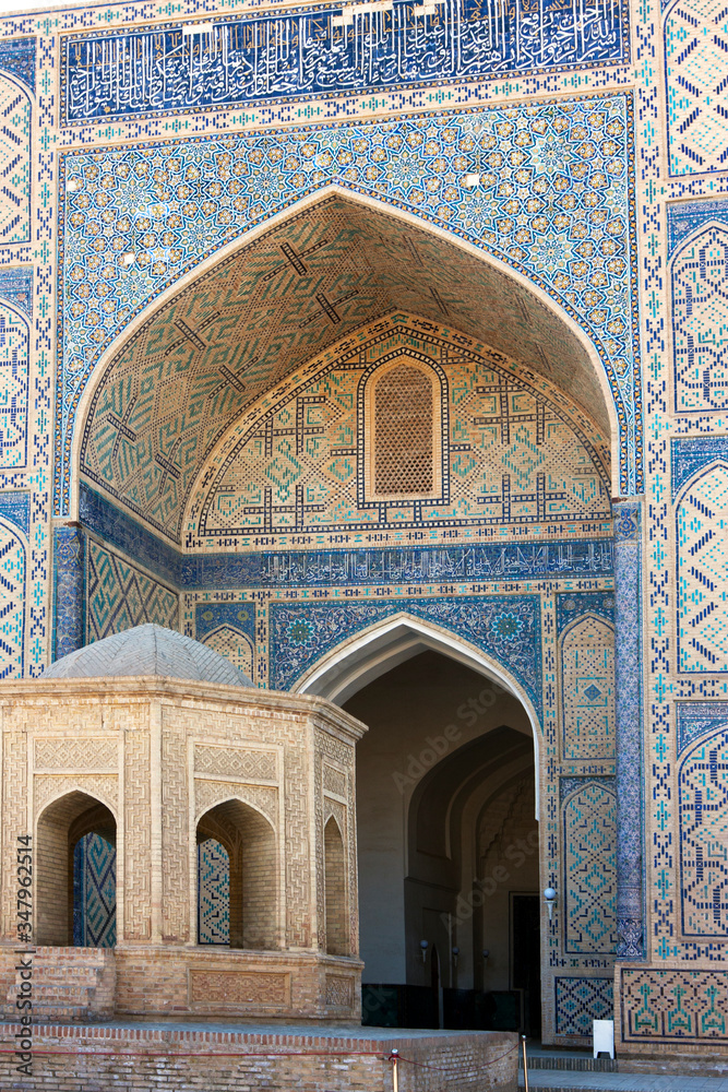 Poi Kalyan Ensemble, the Islamic religious complex in Bukhara, Uzbekistan