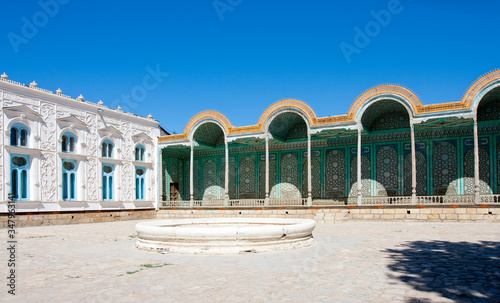 Sitorai Mokhi-Khosa Palace: the residence, summer Palace of the Emir, mid-XIX century, near Bukhara, Uzbekistan... photo