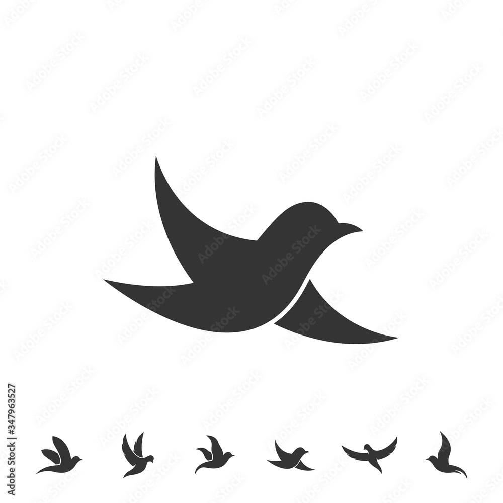 flying bird icon vector illustration design