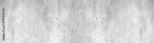 White gray concrete stone cement wall banner background Panorama long