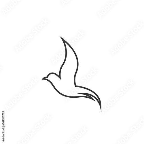flying bird icon vector illustration design