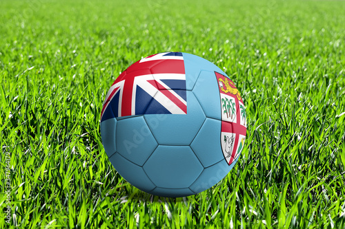 Fiji Flag on Soccer Ball