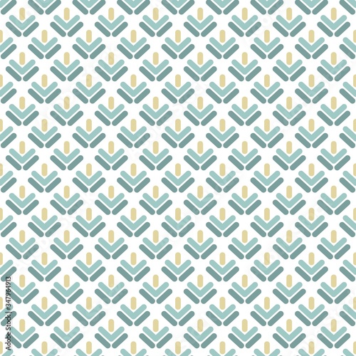 Seamless pattern with strokes and rhombus on white background. Ethnic boho symmetric background. Morrocan pattern.