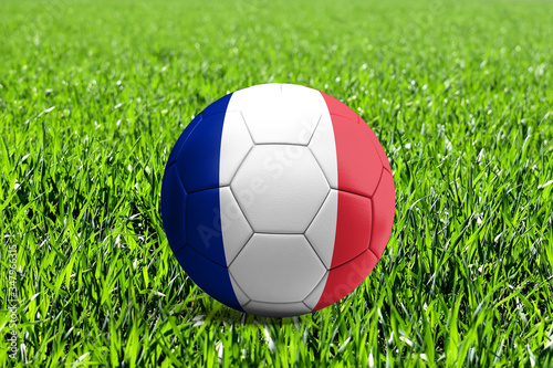France Flag on Soccer Ball
