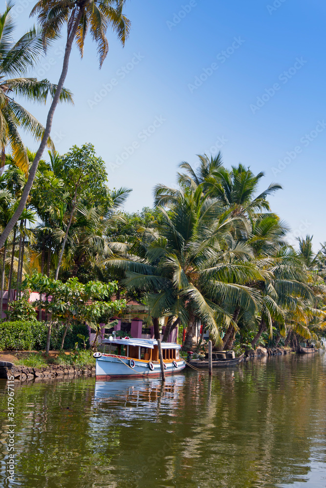 Kerala backwaters in Alleppey, India