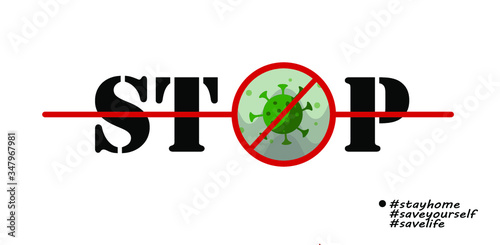 word stop restraining covid-19