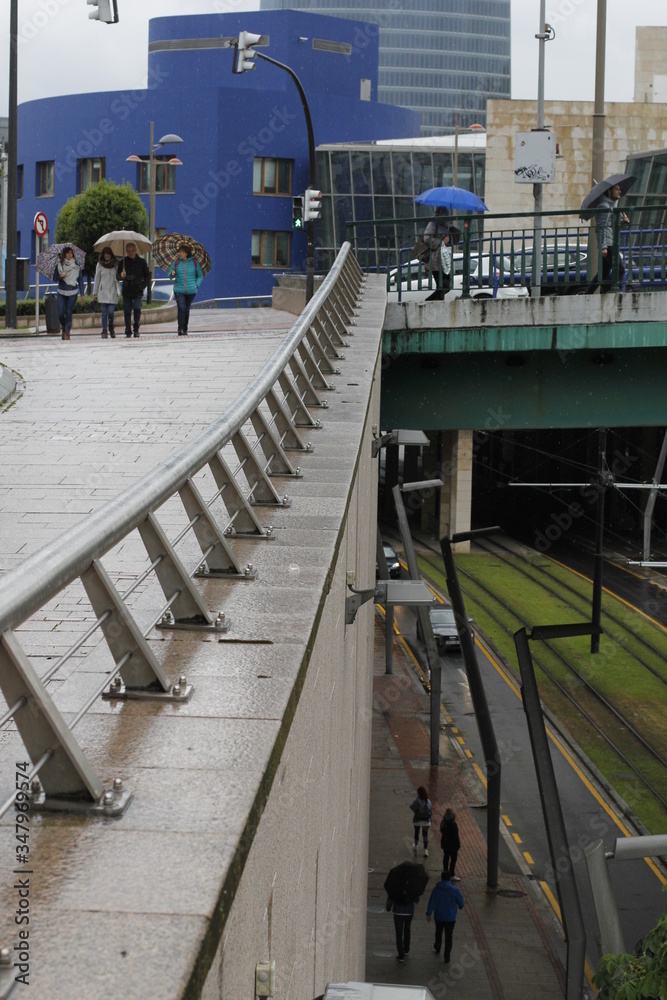 Rainy day in the city Rainy day in the city