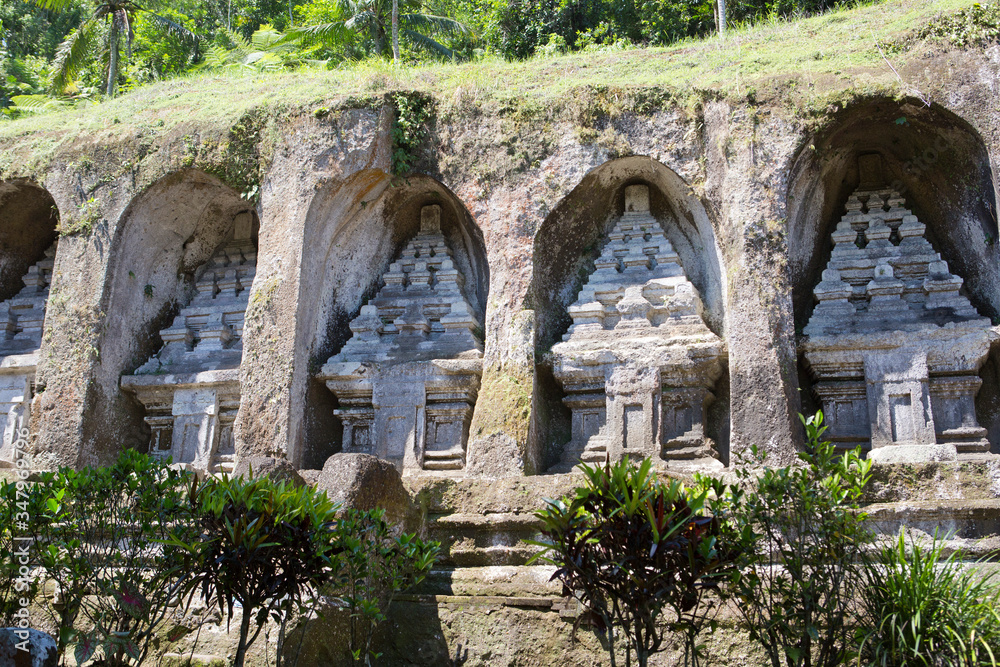 Gunung Kawi - royal tombs in the rocks in Bali, Indonesia