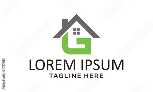 COMBINATION LOGO FROM HOME AND LETTER G LOGO DESIGN CONCEPT