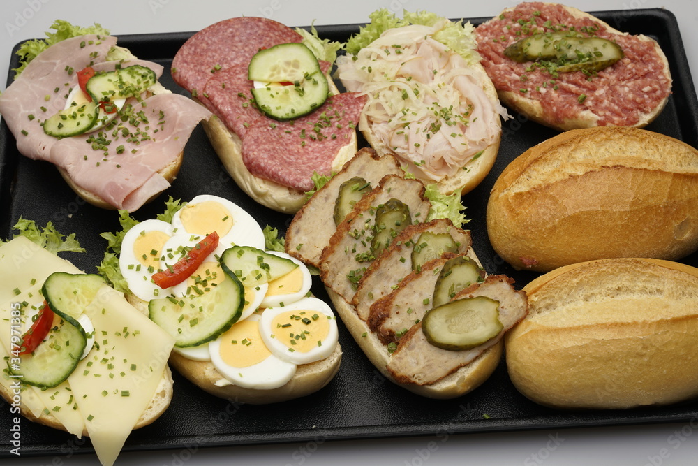 Halbe Belegte Brötchen