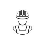 industry worker icon vector illustration design