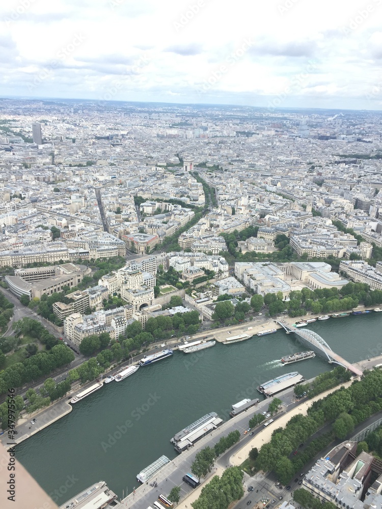 Fototapeta premium aerial view of miami