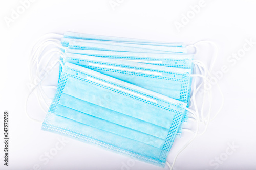 batch of disposable medical personal protective masks